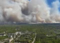 (Фото+видео) Голем пожар во зоната околу Чернобил